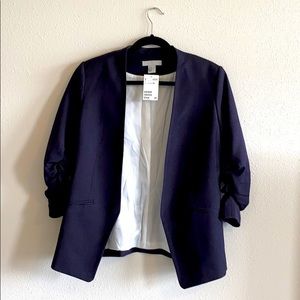 NEW WITH TAGS - Navy blue dotted blazer